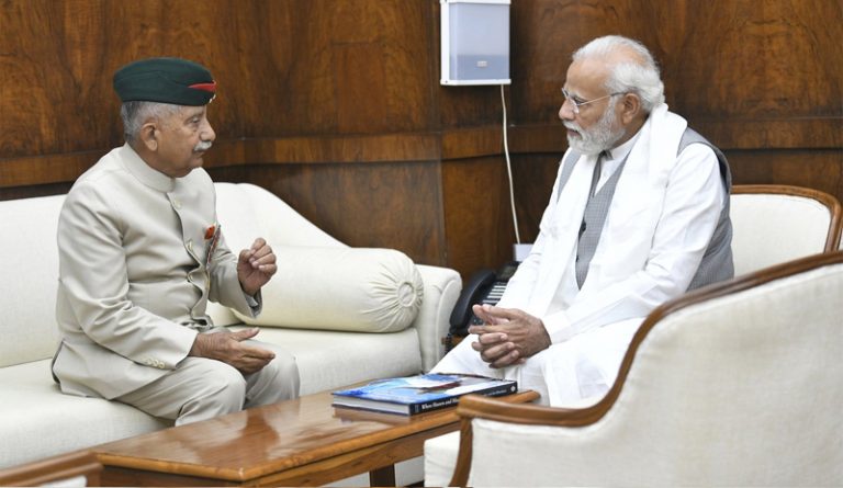 Lt Governor Of Ladakh, Brig BD Mishra (Retd) Calls On Prime Minister ...