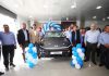 DIG Traffic Police Shridhar Patil launching all-new Verna Sedan at Pace Hyundai, Jammu.