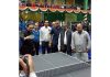 Advisor Rajeev Rai Bhatnagar declaring open Table Tennis Championship at University of Jammu on Monday.