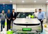 Hyundai Electric IONIQ 5 being launched at AM Hyundai on Saturday.