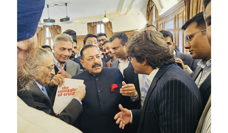 Union Minister Dr Jitendra Singh in an informal interaction with Indian Diaspora at London on Saturday.