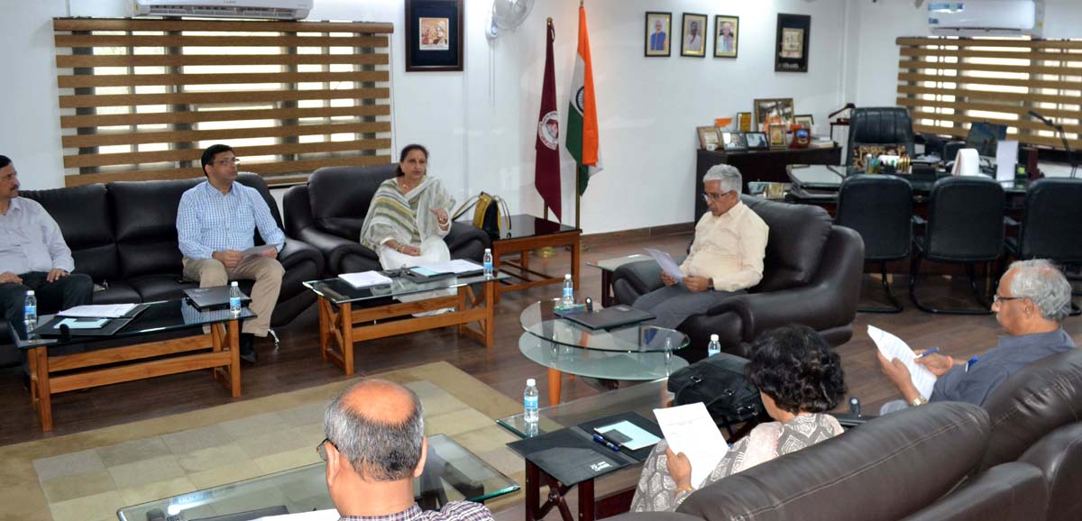 JU VC chairing meeting of Non-Collegiate Women’s Education Board on Thursday.