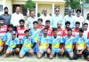 Jt Dir YSS, Suram Chand Sharma along with sportspersons pose for group photograph during inauguration of inter-division level sports competition in MA Stadium.