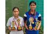 Winners displaying trophies while posing for a photograph at Jammu on Tuesday.