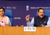Union Minister Dr Jitendra Singh briefing the media about the proposed G20 Rishikesh meeting of “Anti-Corruption Working Group” beginning on Wednesday.