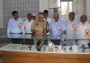 Dignitaries during a symposium on 'Drug Menace' at Gurjar Desh Charitable Trust in Jammu on Saturday. - Excelsior/Rakesh