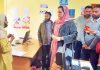 DC Baramulla, Dr Syed Sehrish Asgar interacting with staff members of OSC and DHEW on Sunday.