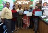 New Acer show room being inaugurated at Gandhi Nagar in Jammu on Monday. -Excelsior/Rakesh