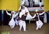 A Gojri dance being presented during Tribal Youth Convention by GDCT at Jammu on Sunday.