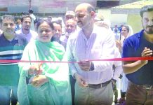 DC Mussarat Islam along with President Municipal Council Ramban, Suneeta Sumbria inaugurating Job Fair on Saturday.