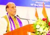 Defence Minister Rajnath Singh addressing the 12th convocation ceremony of Defence Institute of Advanced Technology, in Pune on Monday . (UNI)