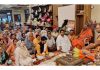 Jagadguru Shankaracharya addressing gathering in Jammu on Tuesday.