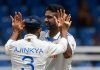 India clinches Test series by 1-0 as second Test ends in draw