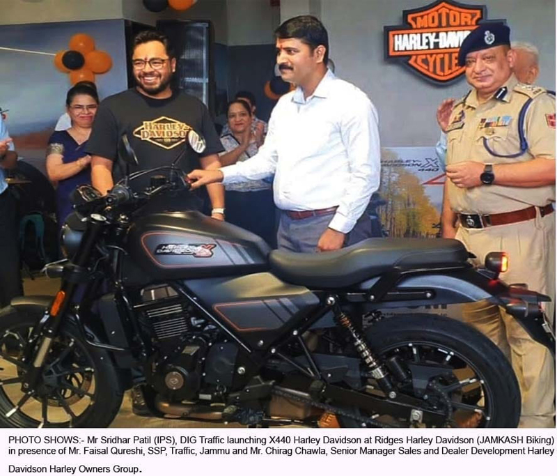 Harley-Davidson X440 launched in Jammu - Daily Excelsior