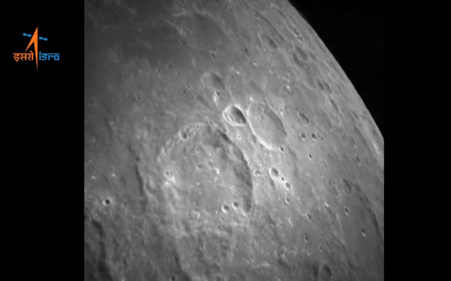 ISRO Releases Images Of Moon Captured From 70 Km Altitude By Lander ...