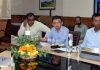 Chief Secretary chairing a meeting on Thursday.
