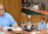 State Election Commissioner chairing a meeting on Tuesday.