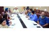 CEO chairing a meeting in Jammu.
