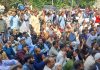 PHE employees protesting in Srinagar -Excelsior/Shakeel