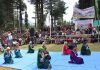 Participants performing during Devigol Festival at Bunjwah in Kishtwar.