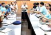 Divisional Commissioner Ramesh Kumar chairing a meeting.
