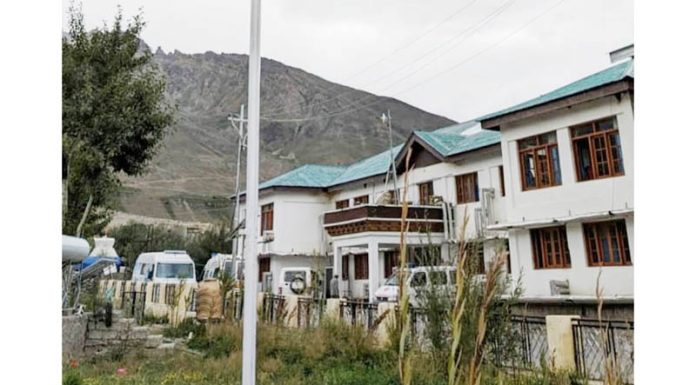 A view of CHC Padum in Zanskar region of Ladakh.