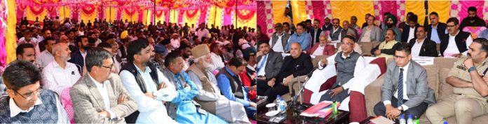 Principal Secretary R&B Shailendra Kumar during Public Darbar at Rajouri.