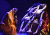 Natrang artists enacting a scene of ‘Mata Ki Kahani’ show series, which began in Navratra Festival at Katra.