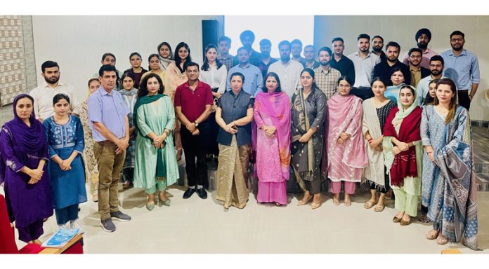 Dignitaries from NZATI and State Taxes Department along with the newly appointed Accounts Officers (Probationers) of 2023 batch.