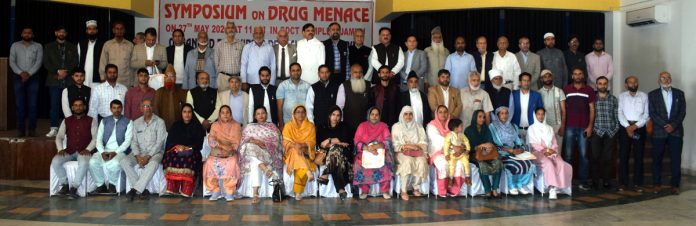 Gojri writers at Gurjar Desh Charitable Trust posing for a photograph in Jammu on Thursday.