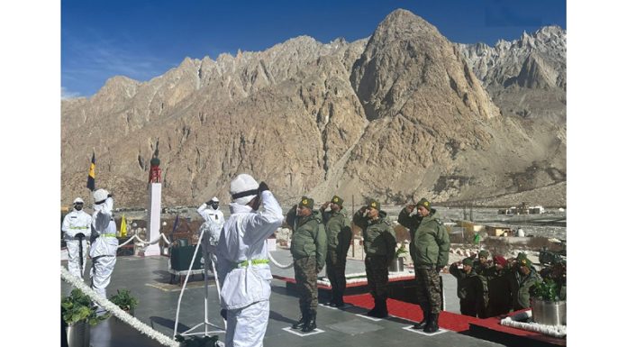 Army chief General Manoj Pande at Siachen base camp in Ladakh to review operational preparedness.