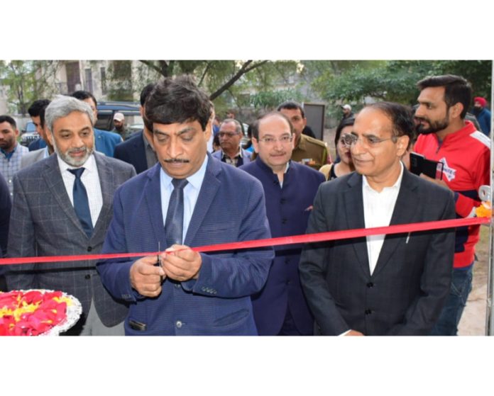 Dr Arun Kumar Mehta inaugurating upgraded infrastructure at Revenue Training Institute.