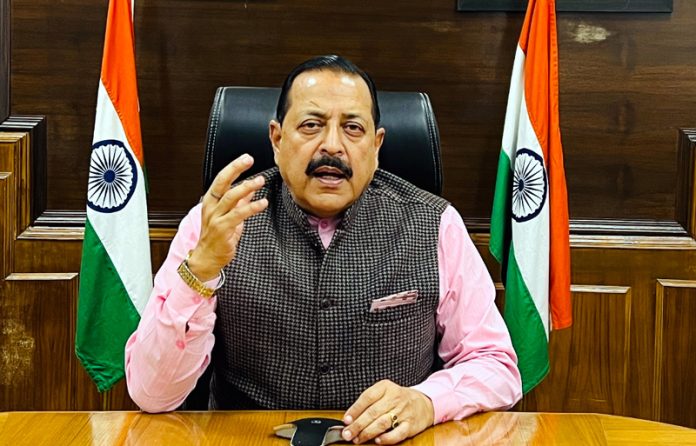 Union Minister Dr Jitendra Singh reviewing the arrangements with administration for 