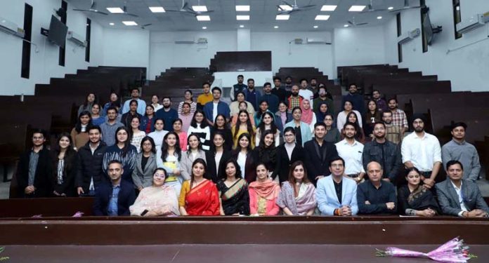 Faculty members and students during a CME in GMC Jammu.