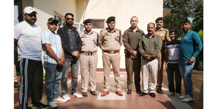 A meeting was held at Akhnoor Office of Divyang Cricket Association of J&K under the Chairmanship of Kr Sham Singh Langeh (Zonal Head Divyang Cricket Control Board of India & Chairman JK UT) along with members of J&K Team. The Association also met with SSP Jammu, Vinod Kumar, K. D. Bhagat (DySp DAR) regarding the arrangements of this mega National Divyangjan Triangular Series which will be played at Country Cricket Stadium Gharota from 6 November to 8 November. The three teams which will take part in this event will be Jammu & Kashmir, Baroda and Jharkhand.
