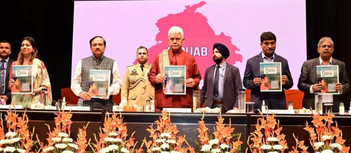 Lt Governor Manoj Sinha during inauguration of Cooperative Week in Jammu on Tuesday.