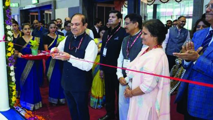 Sanjay Kumar Agarwal, Chairman, CBIC, inaugurating 'GST & Customs Pavilion' at 42nd India International Trade Fair in New Delhi on Thursday.