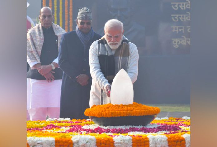 PM Modi Pays Tributes To Vajpayee, Malaviya On Their Birth Anniversary