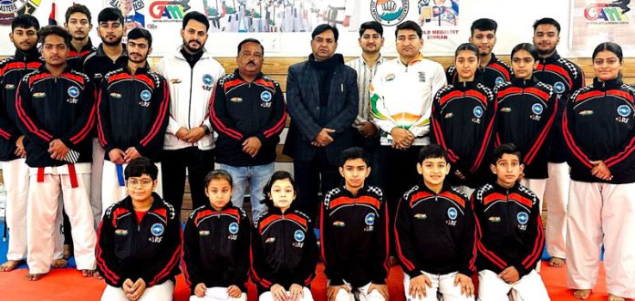 A team of All J&K Taekwondo Association (AJKTA) left for the upcoming 19th National ITF Taekwondo Championship 2023 here today. The event is scheduled to be held in Rourkela, Odisha from December 27 to 29.  Dwarka Choudhary, ex-Councillor- Sanjay Nagar flagged off the team.