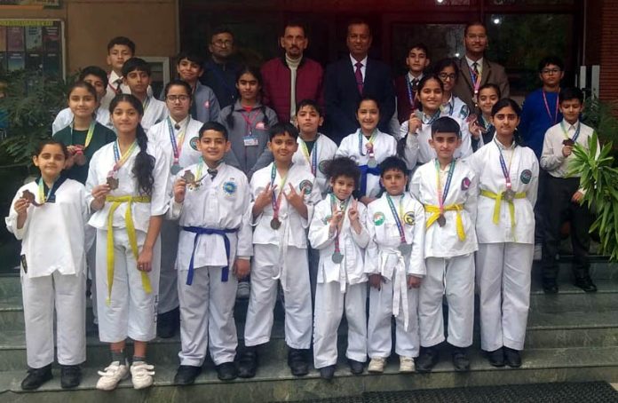 Twenty five students from Jodhamal Public School, Jammu have been selected to represent J&K in the 18th National Matsogi-Do Championship. The National Championship is scheduled to take place from December 28 to 31 at Kurukshetra, Haryana where more than 800 athletes will participate. The school Matsogi-Do team was trained under the guidance of their coach Vishal Samrat.