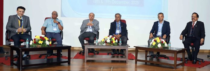 Dignitaries during a conference at MIET Campus.