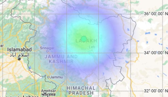Earthquake Of Magnitude 4.5 Hits Leh