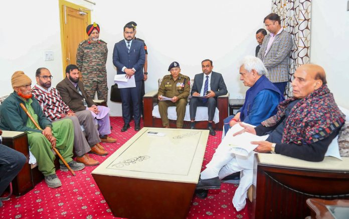 J&K | Defence Minister Rajnath Singh Meets Families Of Three Slain Civilians, Assures Justice