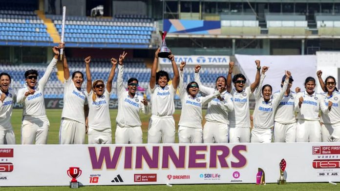 India record maiden Test win, defeat Australia by 8 wickets