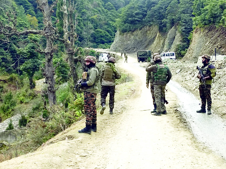Terrirists ambush Army personnel at Surankote