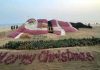 Sudarshan Patnaik creates world’s largest Santa Claus made of Onion, sand
