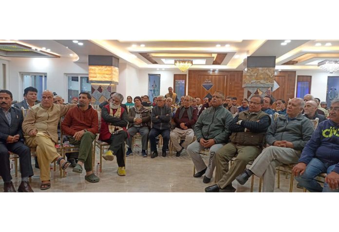 KPs during a meeting at Roop Nagar on Monday.