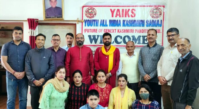 YAIKS leaders during a meeting at Jammu on Monday.