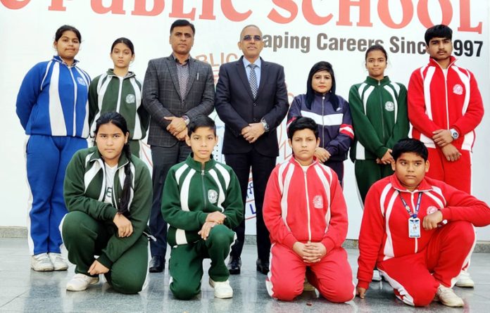 Eight students of K C Public School have been selected to represent Jammu and Kashmir in the upcoming Netball National Championship to be held at the Gandhi Maidan, Godda, Jharkhand from December 19 to 27. The selected players are Hitesh Badgal, Jatin Taryal, Advay Singh, Mannat Gupta, Mannat Mahajan, Stuti Gupta, Anika Mishra and Sanvi Kapoor who have been chosen based on their outstanding skills, dedication, and potential in the sport of netball.