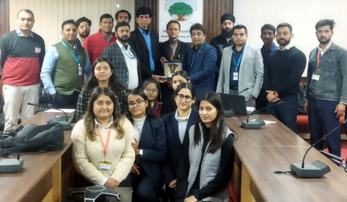 Excelsior Correspondent JAMMU, Dec 26: The Central University of Jammu organized a successful placement drive in collaboration with Niva Bupa Health Insurance and EaseMyTrip travel and tourism industry, offering valuable career prospects for its MBA and MA English students. Niva Bupa Health Insurance, a prominent player in the corporate sector, team led by HR Mukesh Kumar, offered job role of Next Gen Sales Channel while EaseMytrip team, led by Danish Kalam, offered job roles as Content Writer, HR-Recruiter and MICE operations. Niva Bupa team of campus recruitment experts spoke and interviewed the students of CUJ on various hiring parameters. 15 students have been selected and few others were shortlisted in this campus drive with the highest package at 4.62 lakhs HR Niva Bupa, Mukesh Kumar was impressed by the caliber of students and the proactive approach of the university in grooming them for the corporate sector. EaseMyTrip team of campus recruitment experts interviewed the students of CUJ on various parameters and selected seven students with the highest package standing at 3.43 lakh. Danish Kalam from EaseMyTrip was influenced by the performance of students and the proactive approach of the university in grooming them for the travel and tourism industry. The placement drive not only provided students with a chance to secure placements but also allowed them to gain valuable insights into the intricacies of health insurance and to gain valuable insights into the travel and tourism sector. Training and placement officer Viraj Magotra along with the faculty members Prof Ajai Pal Sharma, Prof Rahul Thakur, Dr Ranjeet Raman were also present and motivated the students. They advised the students to take advantage of campus placement in getting head start in their career.